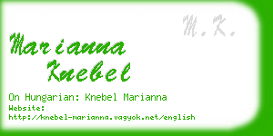 marianna knebel business card
